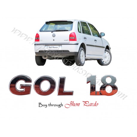 KIT EMBLEMAS GOL 2000 1.8