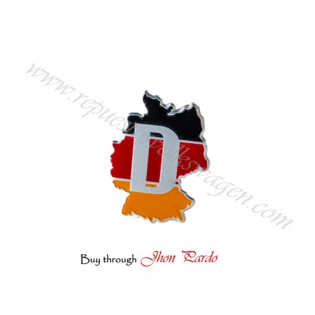 BANDERA MAPA ALEMANIA