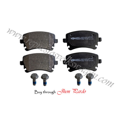 PASTILLAS FRENO TRASERA T5 ICER