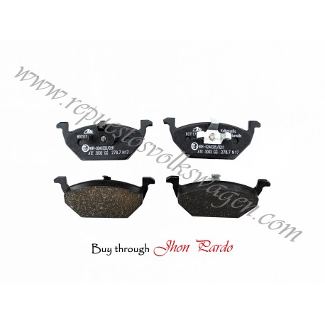 PASTILLAS DELANTERAS JETTA 2.0 ATE SIN/SENSOR